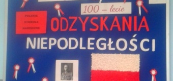 Konkurs na gazetkę ścienną z okazji 100 rocznicy odzyskania niepodległości przez Polskę