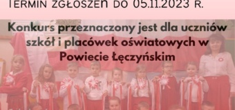 Konkurs dla uczniów szkół powiatu łęczyńskiego
