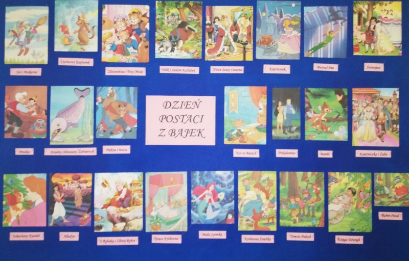 Postacie Z Bajek I Ich Atrybuty Tydzień postaci z bajek | Szkoła Podstawowa nr 2 im. Tadeusza
