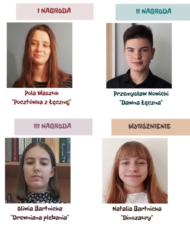 Zdjęcie osób nagrodzonych i wyróżnionych w konkursie