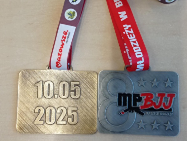 medale za osiągnięcia w Jiu-Jitsu