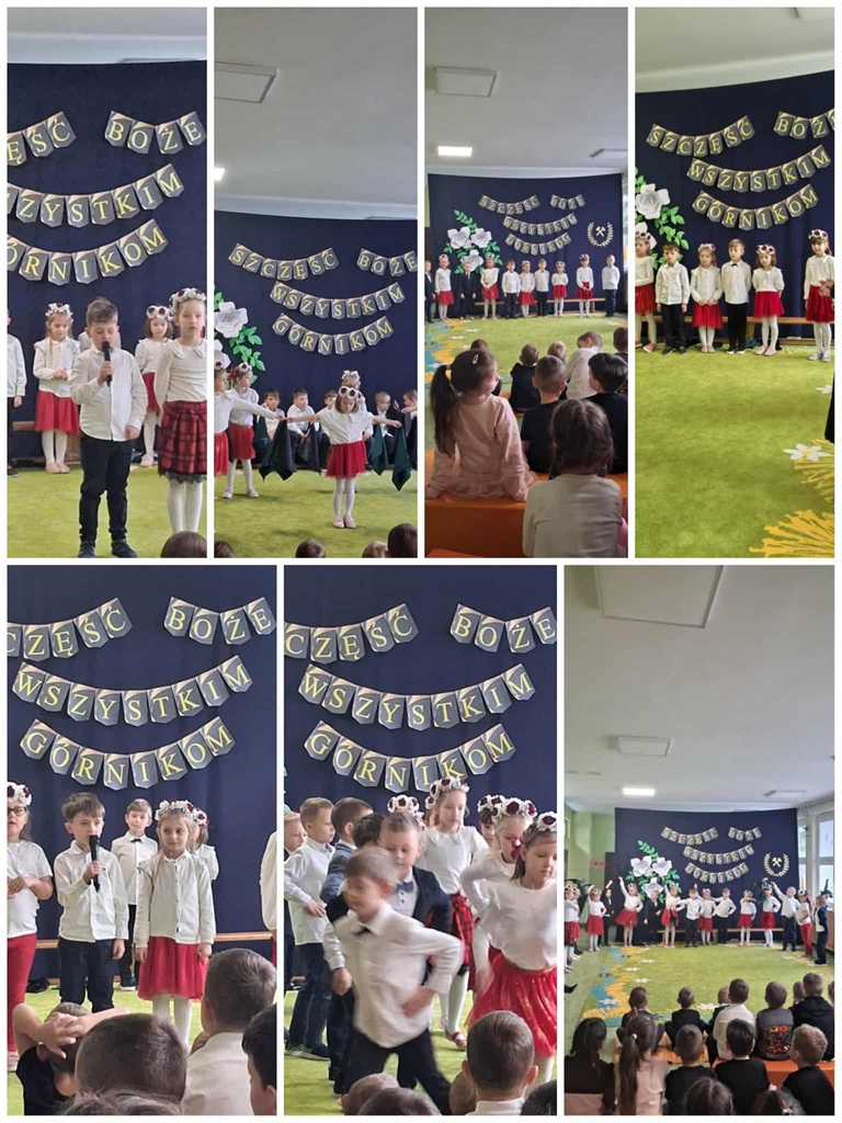 Dzieci z grupy 0 C z uśmiechem i wielkim zaangażowaniem prezentują swoje umiejętności