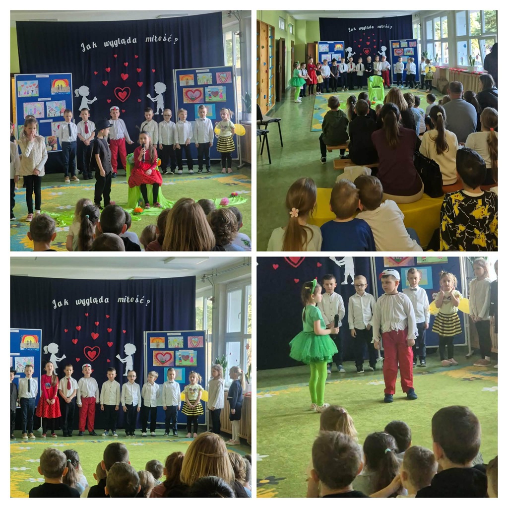 dzieci z grupy 0c z wielkim zaangażowaniem występują przed publicznością