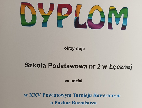 dyplom dla szkoły