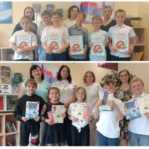 Koloaż dwóch zdjęć przedstawia poszczególnych uczestników KPC z klas 2 i 3 wraz z Jury.