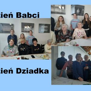 kolaż zdjęć_ uczestnicy spotkania pozują do zdjęcia