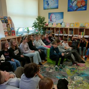 Uczniowie kl. VC uczestniczący w zajęciach.