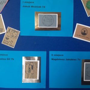 prace nagrodzone pierwszym i drugim miejscem w konkursie