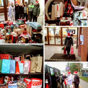 kolaż zdjęć z akcji onkomikołaj